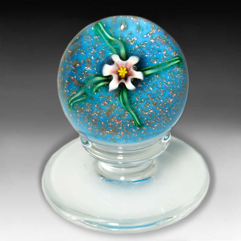 Antique Art Glass Paperweights L. H. Selman Fine Glass Paperweights