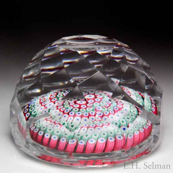 Antique Art Glass Paperweights L. H. Selman Fine Glass Paperweights