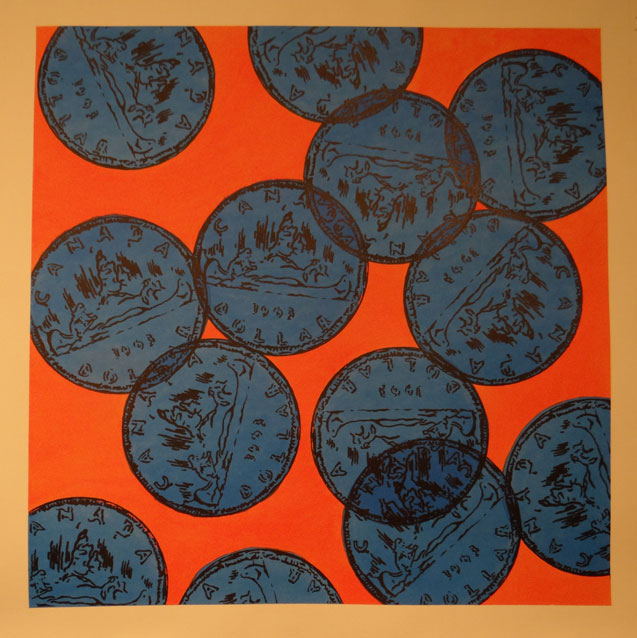 1963 - blue & orange by  Cameron Schaefer - Masterpiece Online