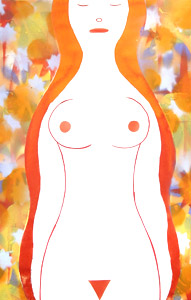 Orange Nude by  Dan Yaccarino - Masterpiece Online