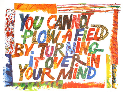You Cannot Plow A Fie... by  Eric Carle Prints - Masterpiece Online