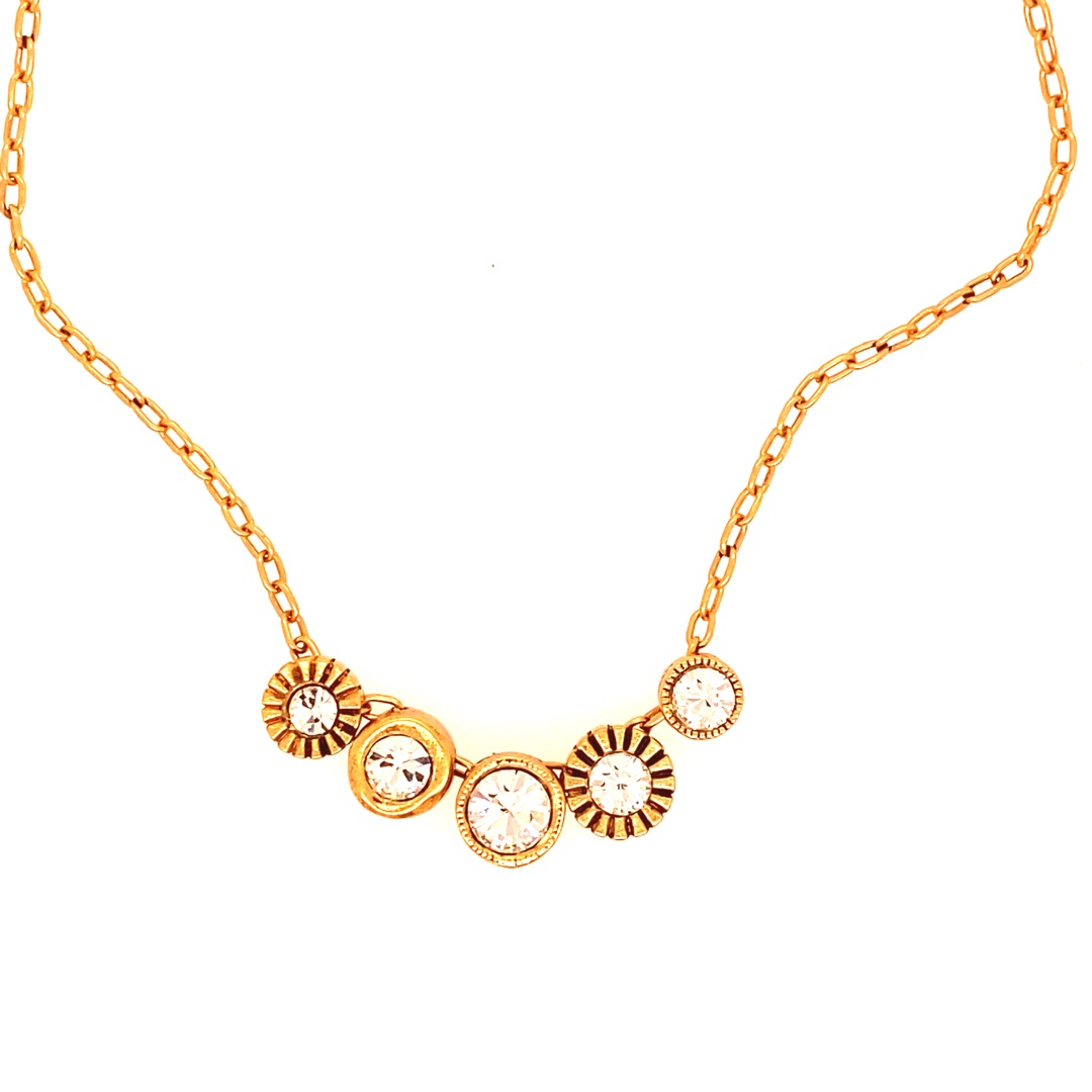 Image 1 for Pennies from Heaven in Gold, All Crystal Pennies from Heaven in Gold, All Crystal