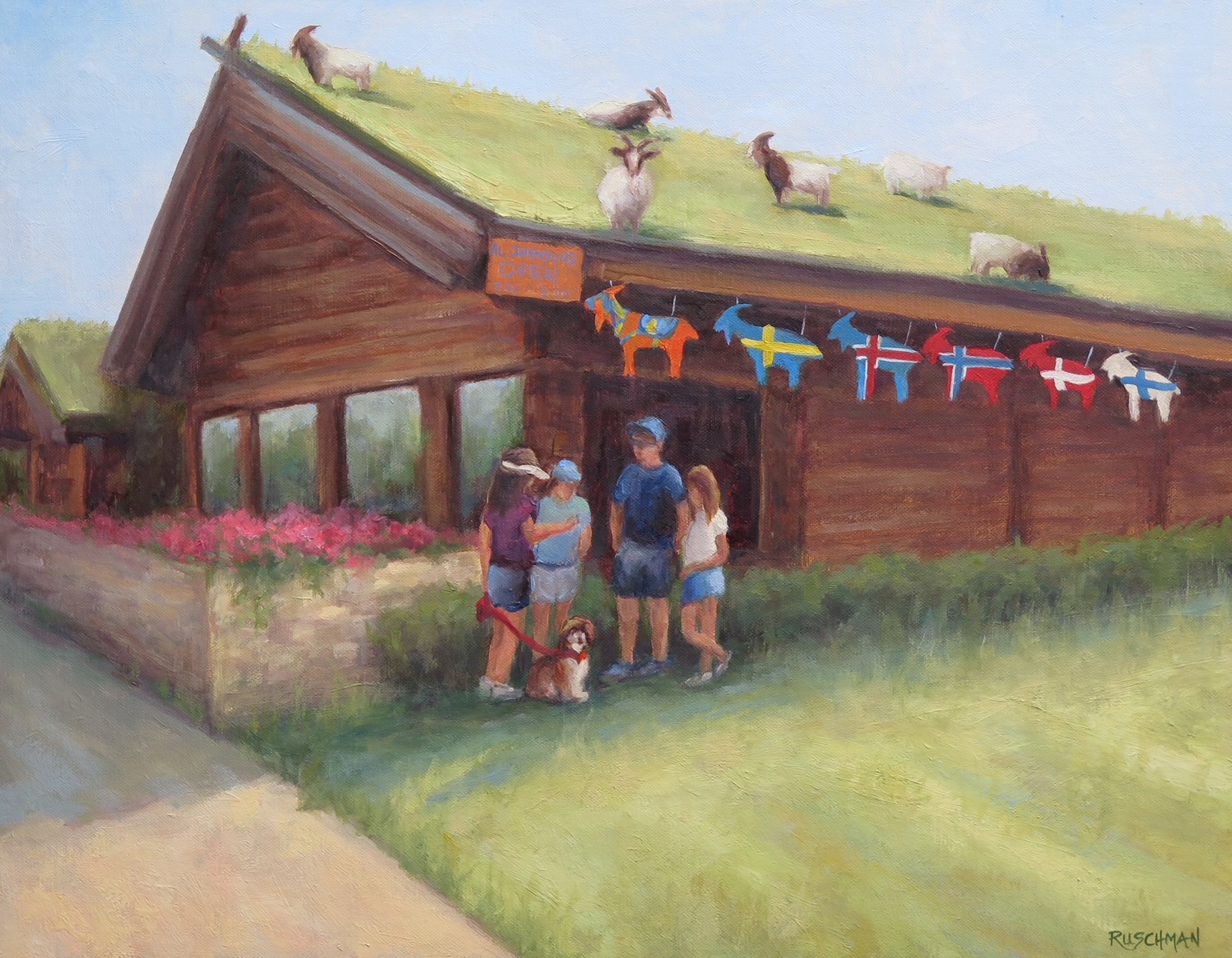 Image of Rooftop Grazers by Pamela Ruschman