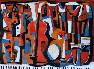 Musical Abstraction by  Vadim Vaskovsky - Masterpiece Online
