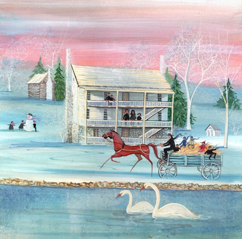 DP-WINTER AT THE INN ... by  P. Buckley Moss  - Masterpiece Online