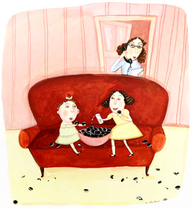 Kids Eating Oreos by  Giselle Potter - Masterpiece Online