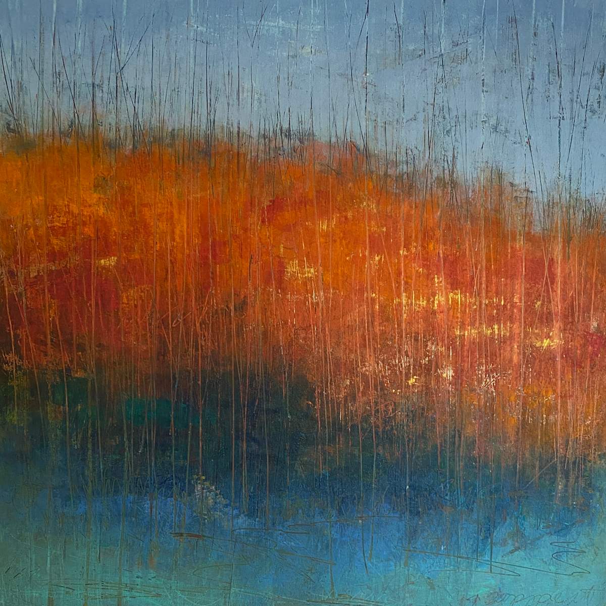Image of On my Autumn Drive by Ginnie Cappaert