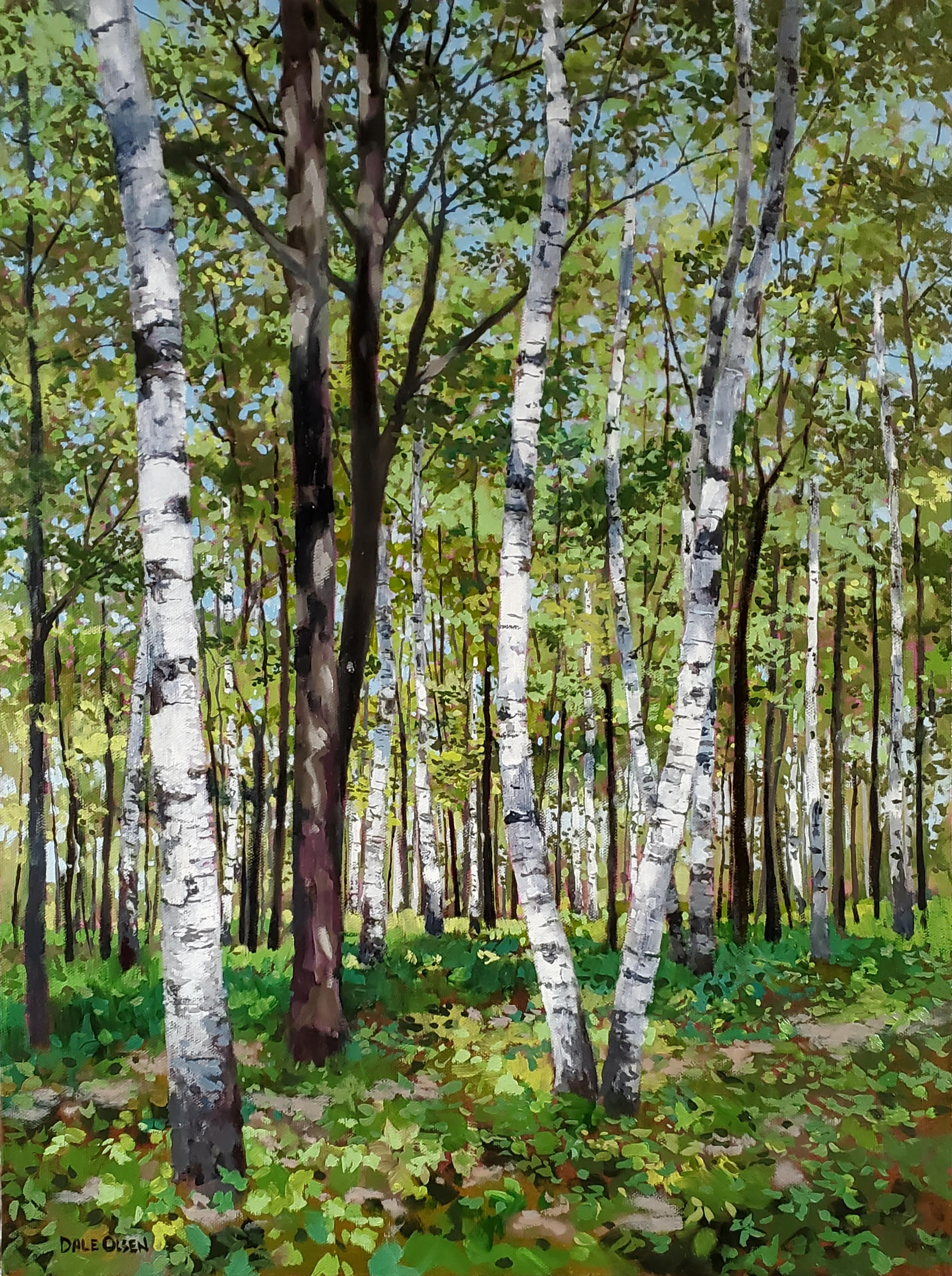 Image of Spring Greens by Dale Olsen
