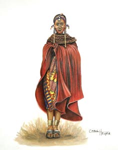 Samburu Bride by  Carol Heyer - Masterpiece Online