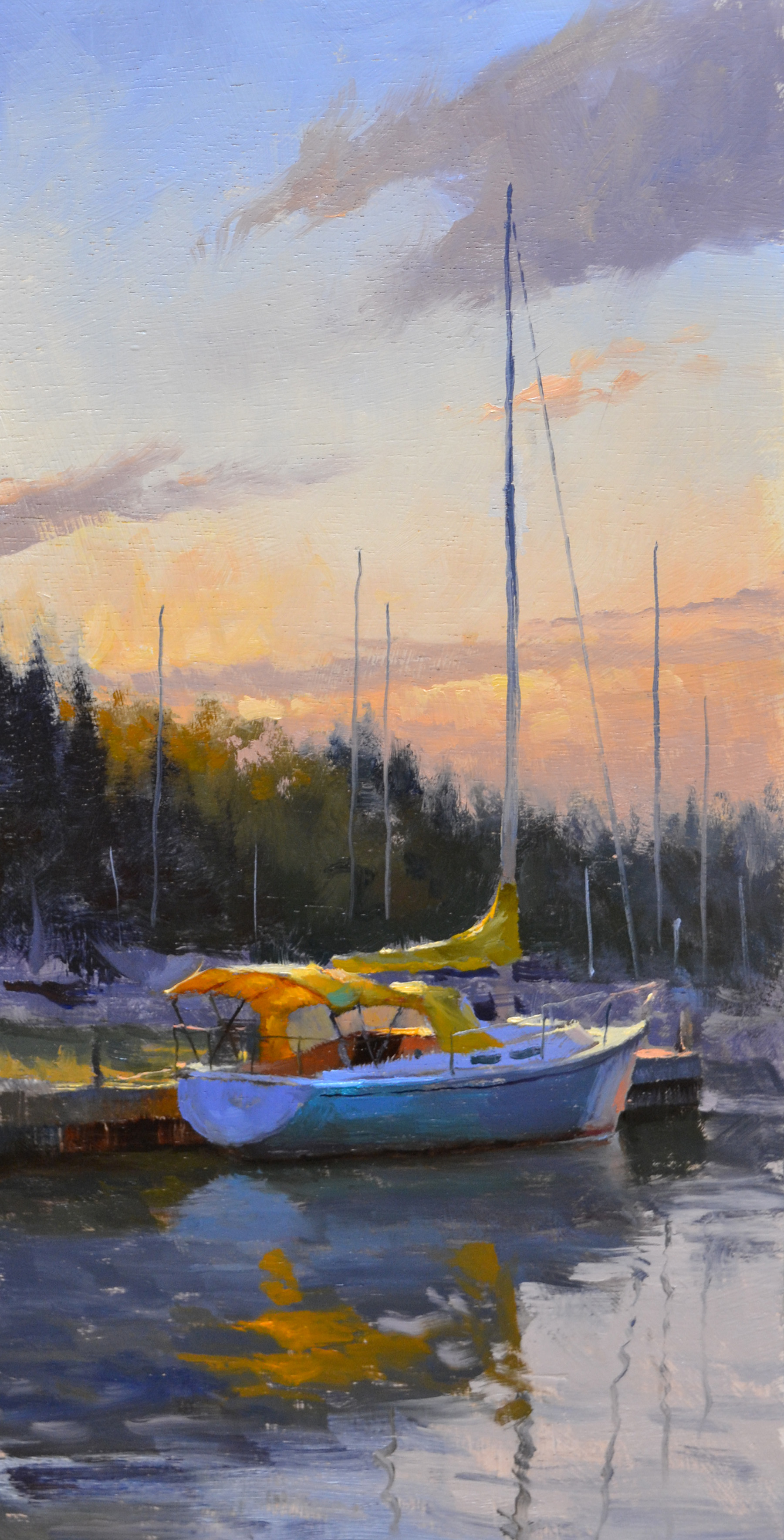 Image for Itsy Bitsy Teenie Weenie Yellow Canvas Boat Bimini