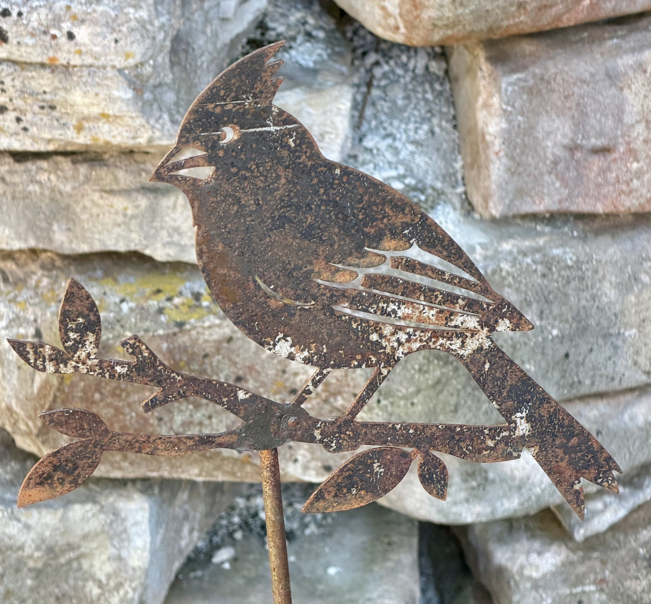 Image of Cardinal Garden Stake by  Prairie Dance