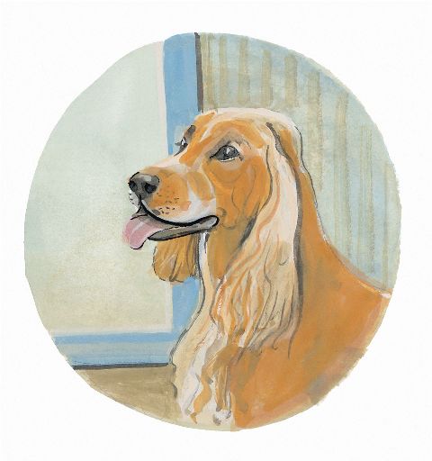 DOG - COCKER SPANIEL by  P. Buckley Moss  - Masterpiece Online