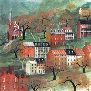 HARPERS FERRY, WV by  P. Buckley Moss  - Masterpiece Online