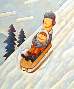 Max And His Little Si... by  Luc Melanson - Masterpiece Online