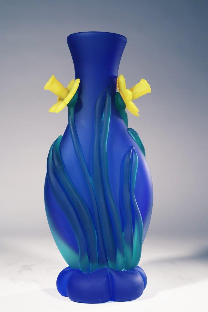 Daffodil Vase Cobalt