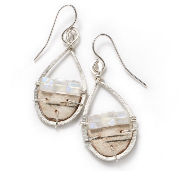 Calder Collection Moonstone Earrings