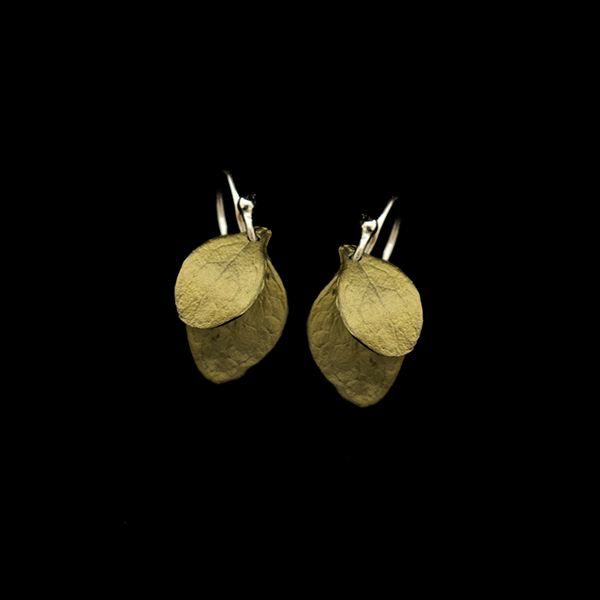 Irish Thorn Two Leaf Earrings