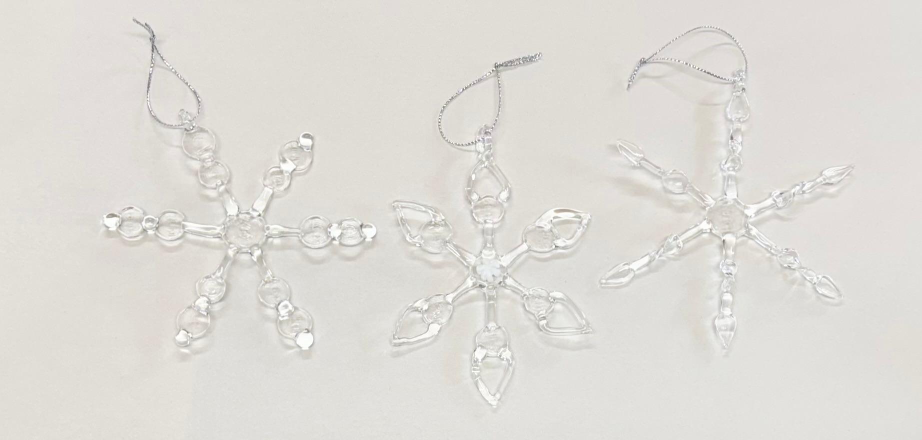 Image of Glass Snowflakes by Vicki Schneider