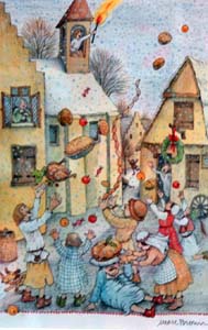 Folk Tale Scene of Fo... by  Marc Brown - Masterpiece Online
