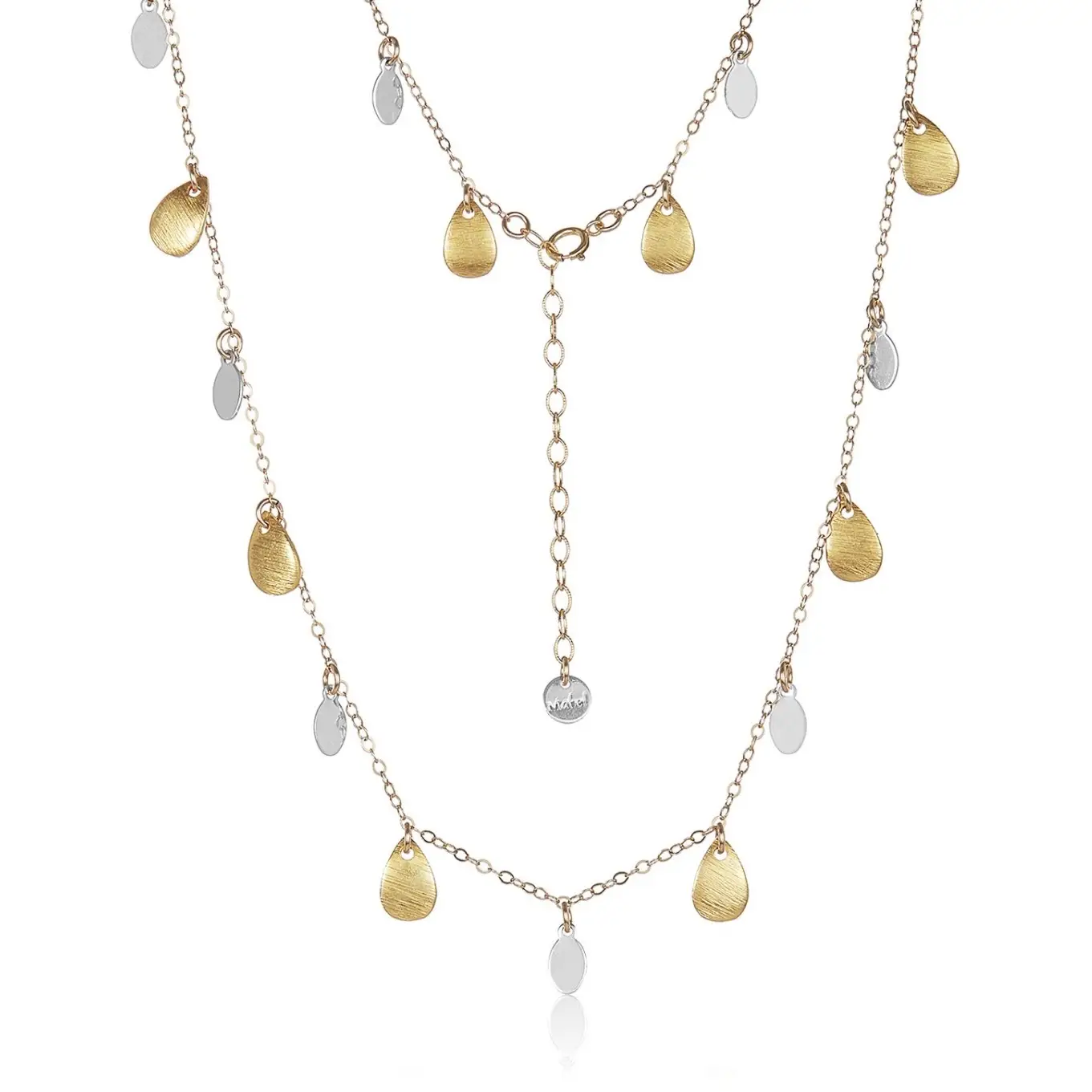 Image of Silver and Gold Necklace by Mabel Chong