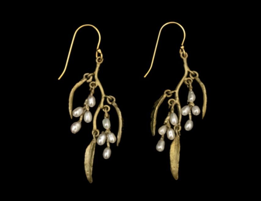 Image of Weeping Willow Statement Wire Earring by Michael Michaud