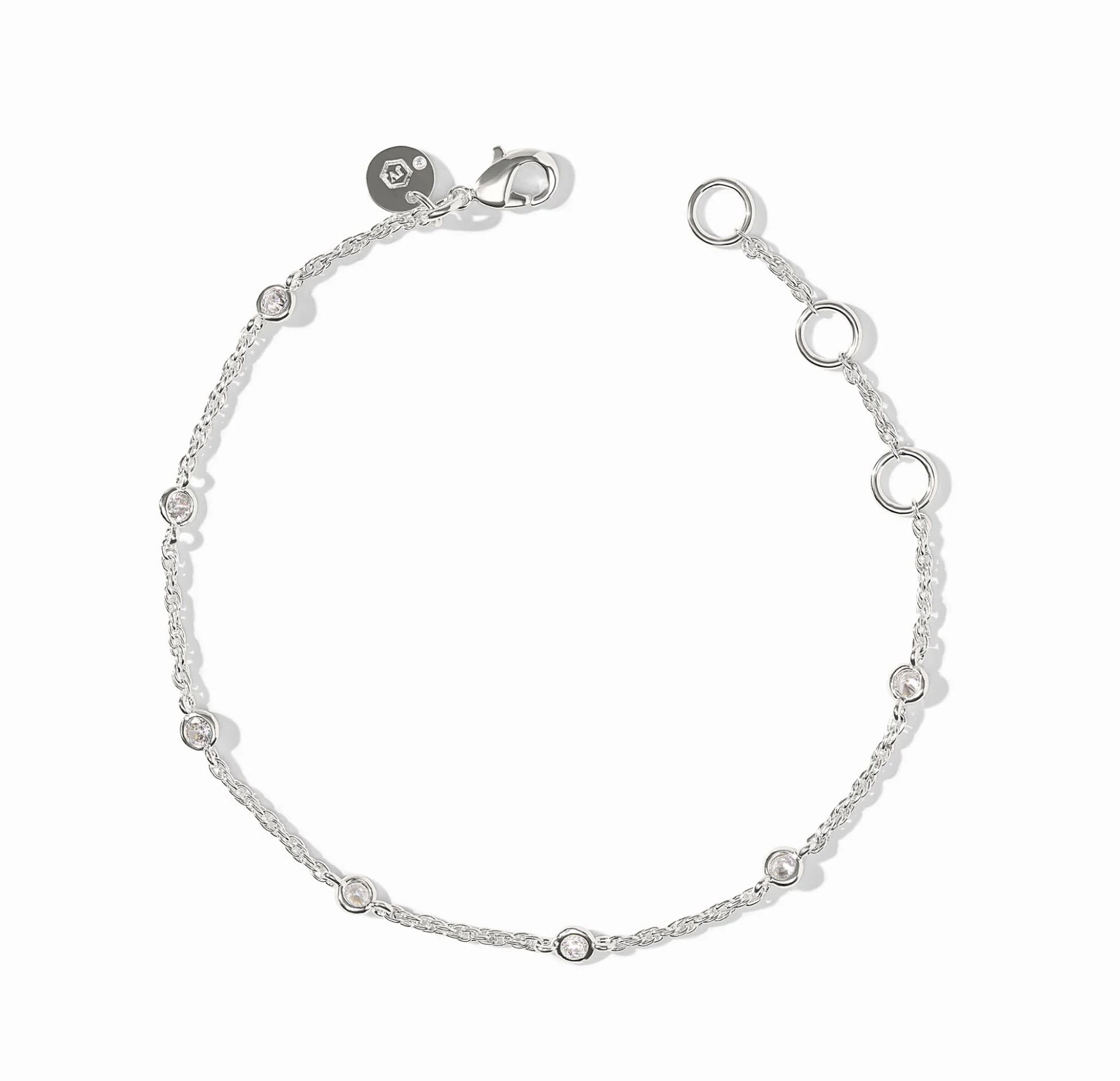 Image of Celeste Delicate Station Bracelet, Silver by Julie Vos