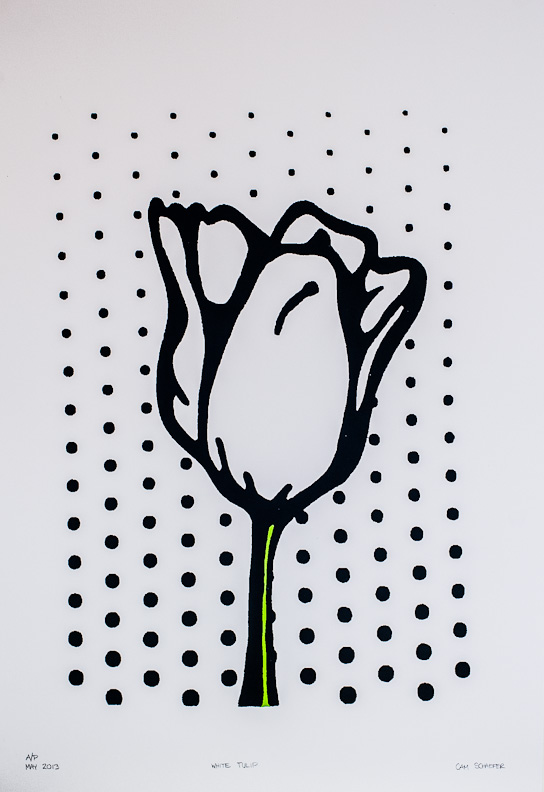 White Tulip on White by  Cameron Schaefer - Masterpiece Online