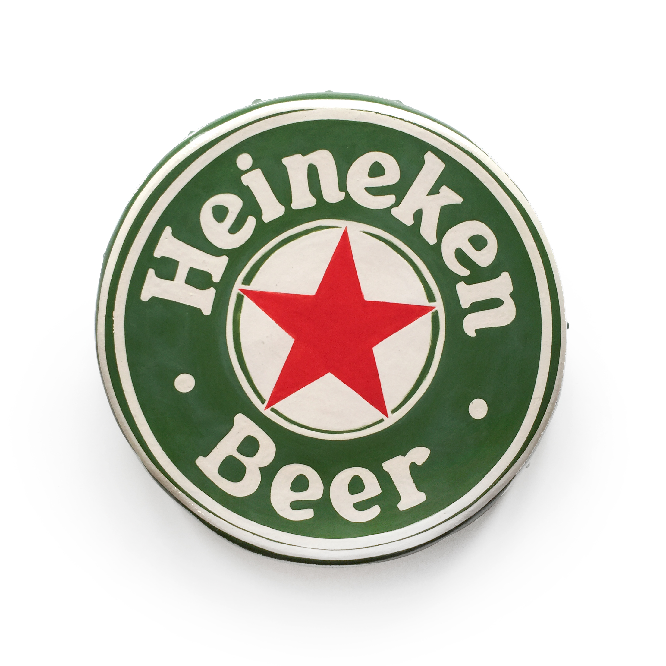 Heineken Bottle Cap by Karen Shapiro Elliott Fouts Gallery