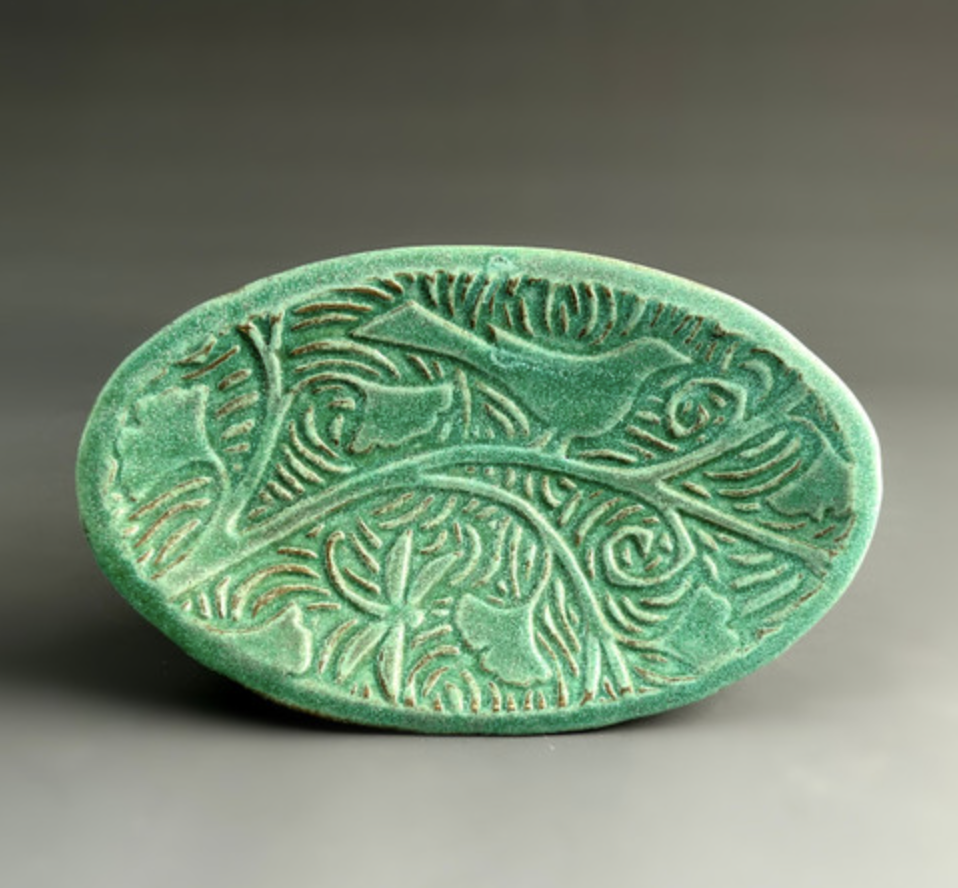 Image of Small Oval Bird Dish by Michael Macone