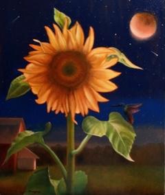 Moonlit Sunflower