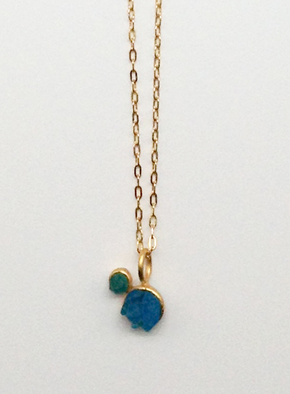 Image 1 for Crystal Double Round Pendant 16 Crystal Double Round Pendant 16