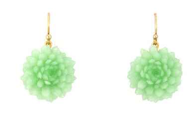 Image 1 for Large Succulent Wire Earrings 1 1/8 Large Succulent Wire Earrings 1 1/8