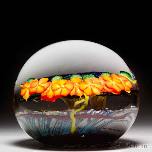 Lundberg Studios 2015 "Pele's Fury" tropical flowers compound