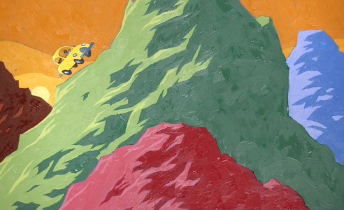 Car On Mountains by  Joe Cepeda - Masterpiece Online
