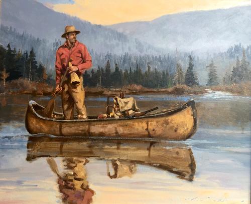 Basin Moose Hunter by  Luke Frazier - Masterpiece Online