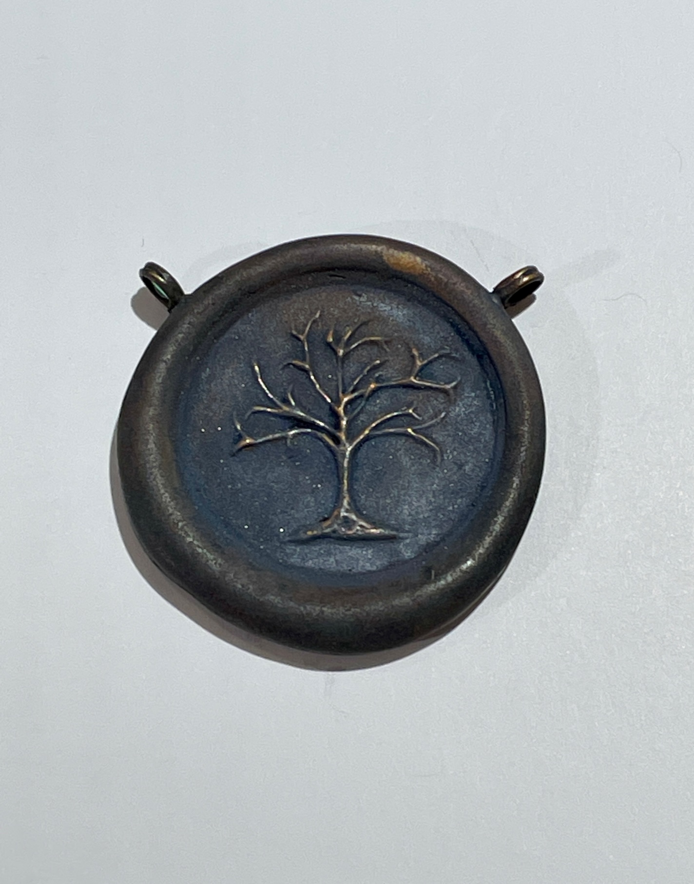 Medium Tree of Legends Bronze Centerpiece with Black Oxidized Patina