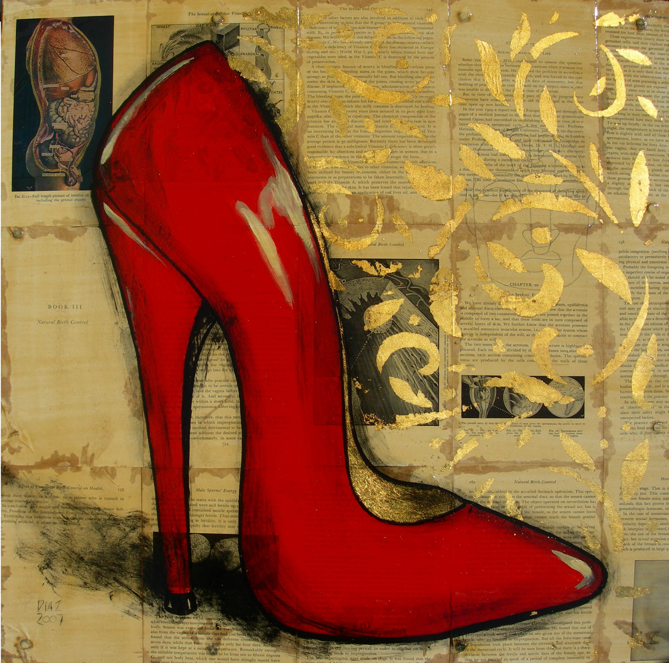 RED SHOE by  David Diaz - Masterpiece Online