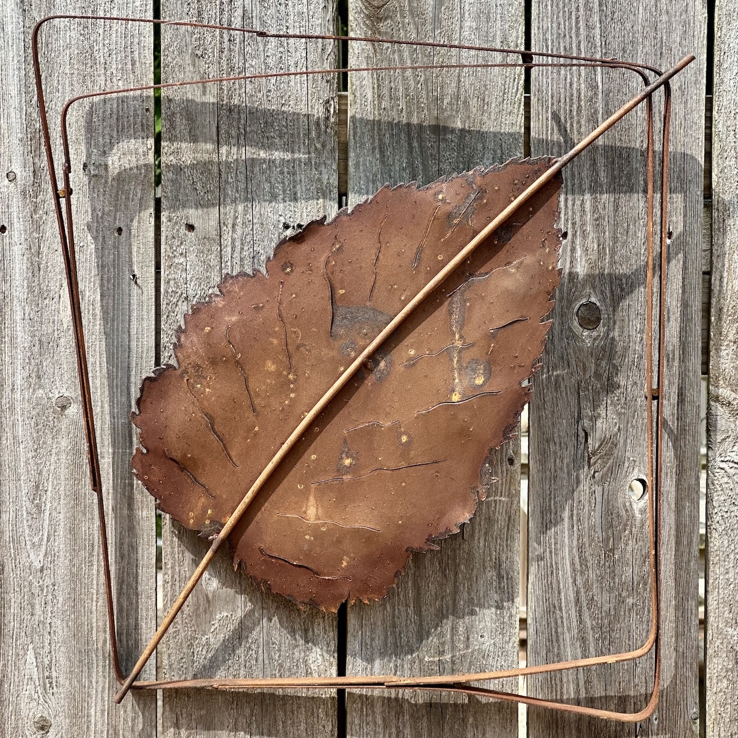 Image of Leaf Frame, Birch, Large by Heather and John Zondervan