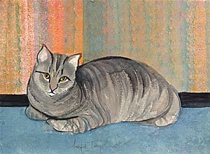 PURRFECT TABBY by  P. Buckley Moss  - Masterpiece Online