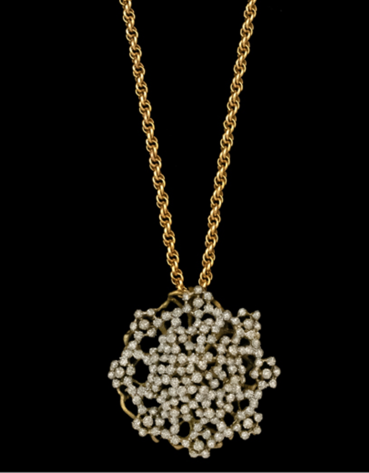 Image of Queen Anne's Lace Statement Pendant by Michael Michaud