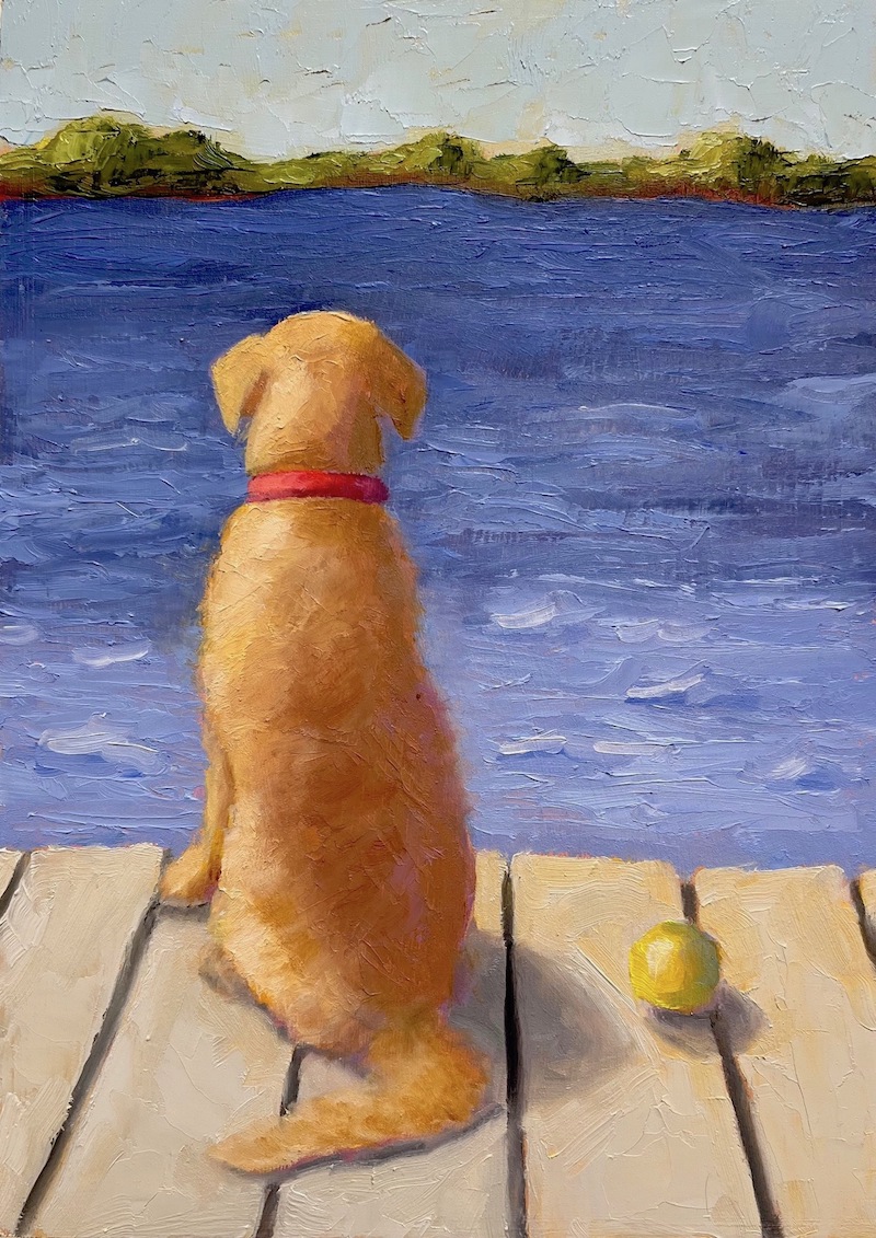 Image of Sitting on the Dock by Pat Doherty