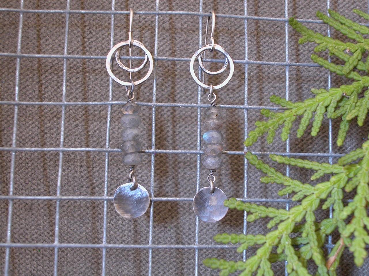 SS and Labradorite Earrings