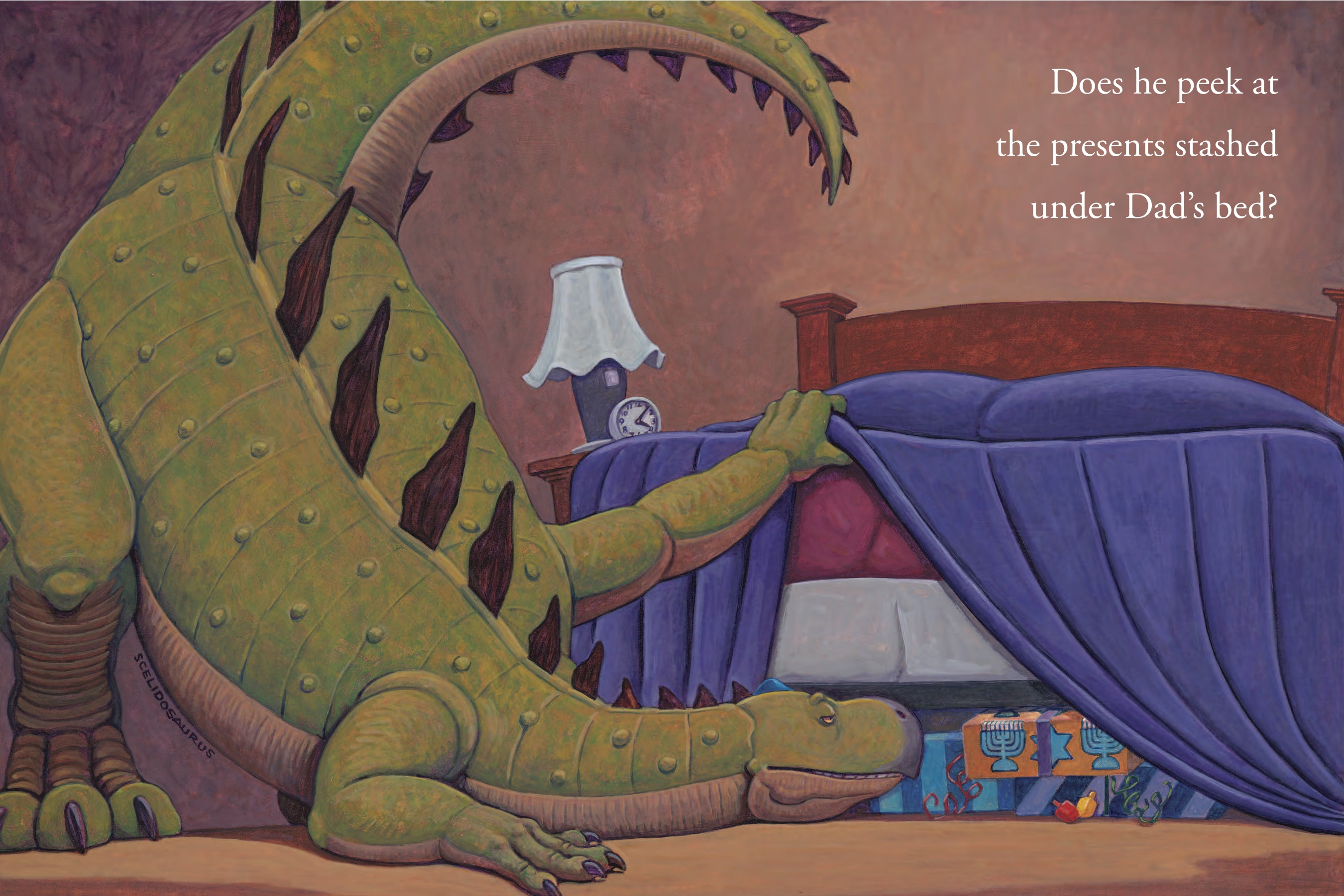 Dino Looking for Pres... by  Mark Teague - Masterpiece Online
