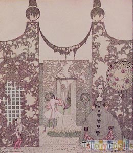Topiary Maze by  Kay Nielsen - Masterpiece Online