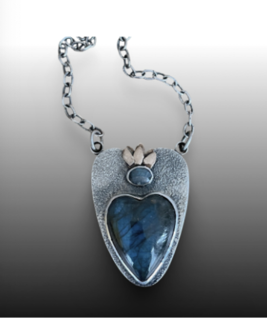 Image of Sacred Heart Pendant by Pam Sable