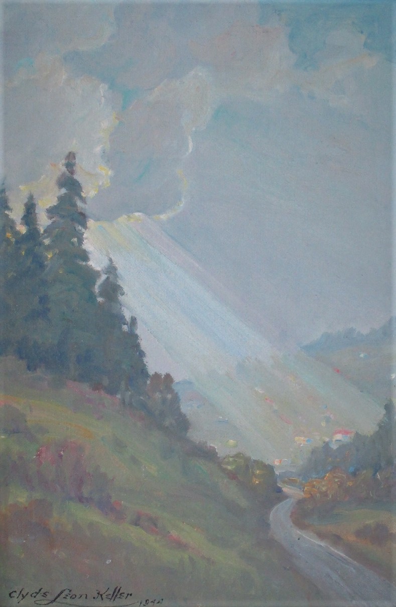 The Sun's Rays by  Clyde Leon Keller - Masterpiece Online