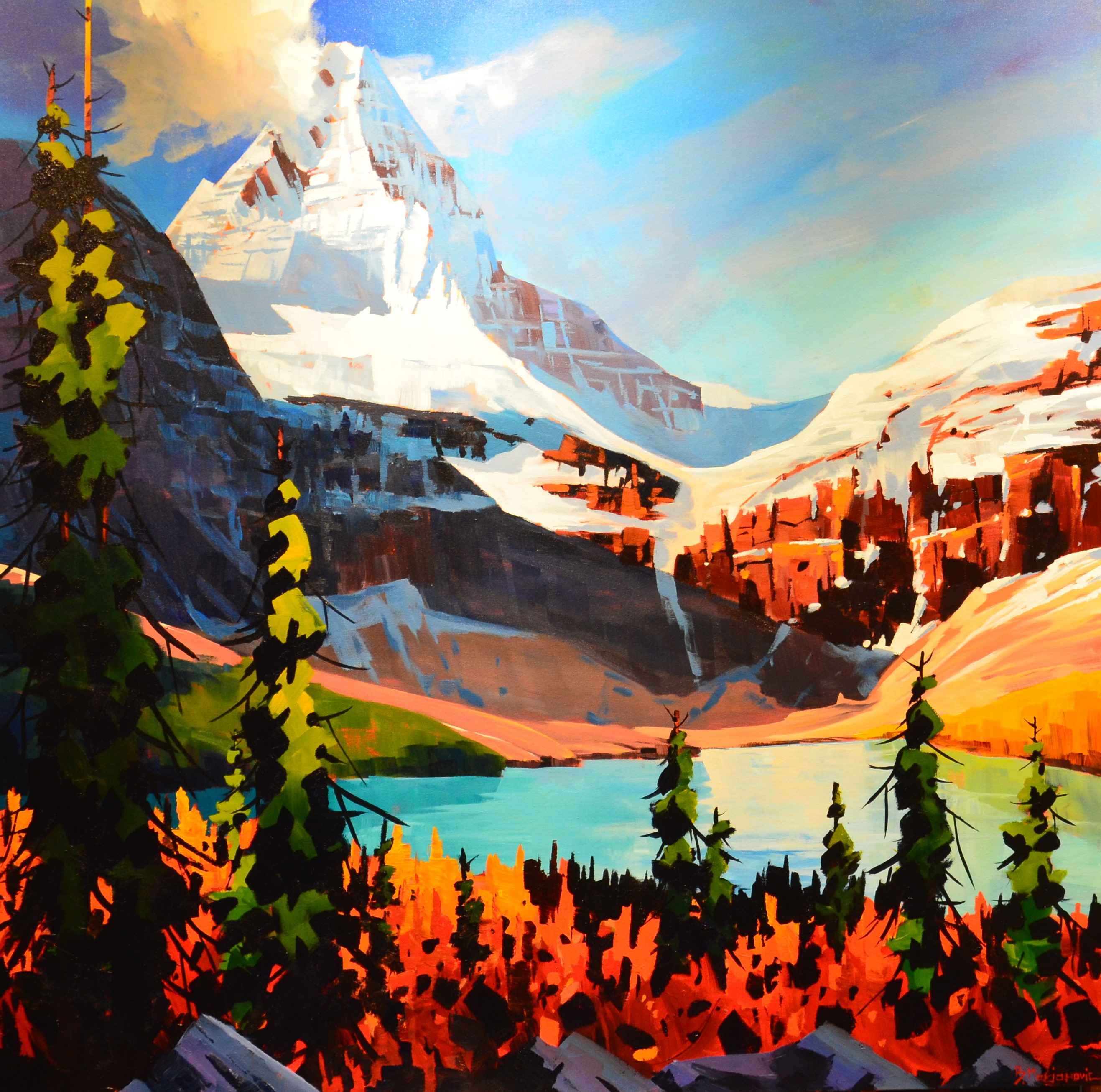 Mt. Assiniboine From ... by  Branko Marjanovic - Masterpiece Online