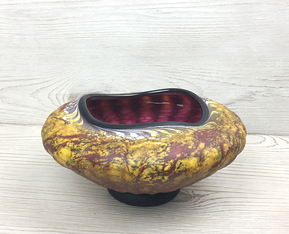 Small Primitive Bowl, Red Amethyst