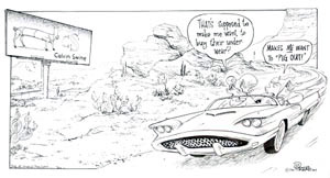 Calvin Swine by  Piraro New Yorker Comics - Masterpiece Online
