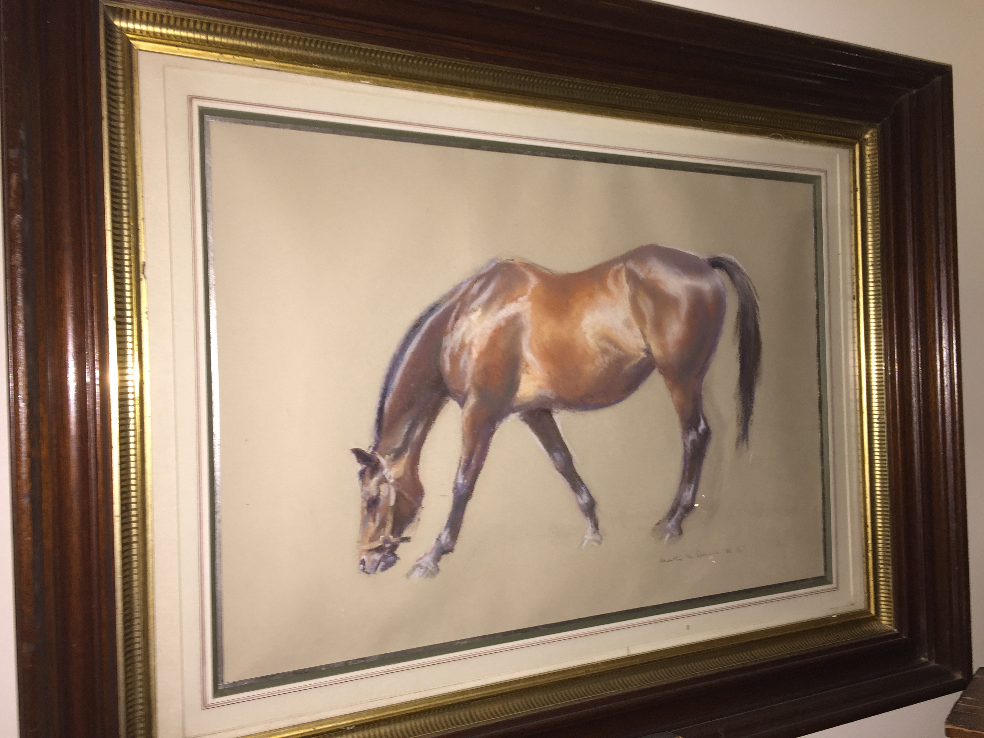 Study of a Bay Horse by  Heather St. Clair Davis - Masterpiece Online